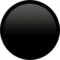 Black Circle emoji on Apple